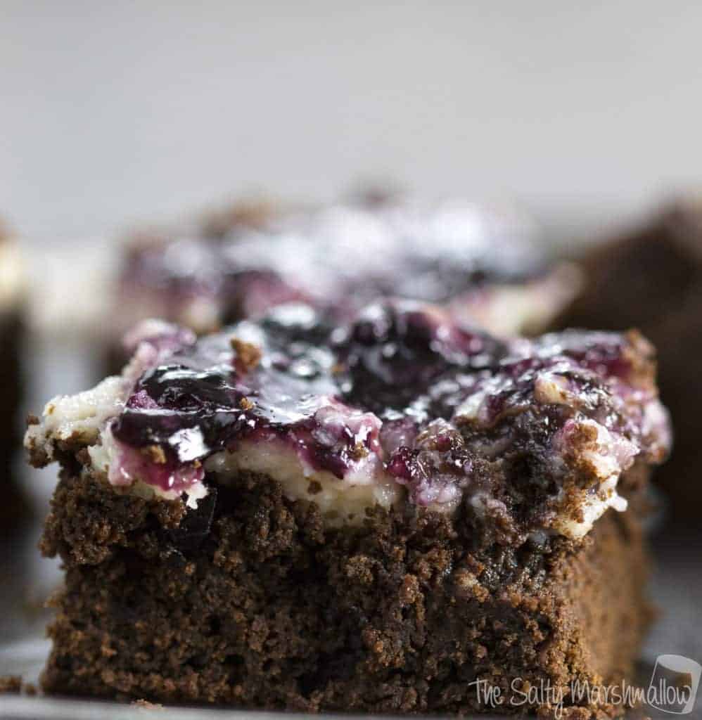 blueberry cheesecake brownies