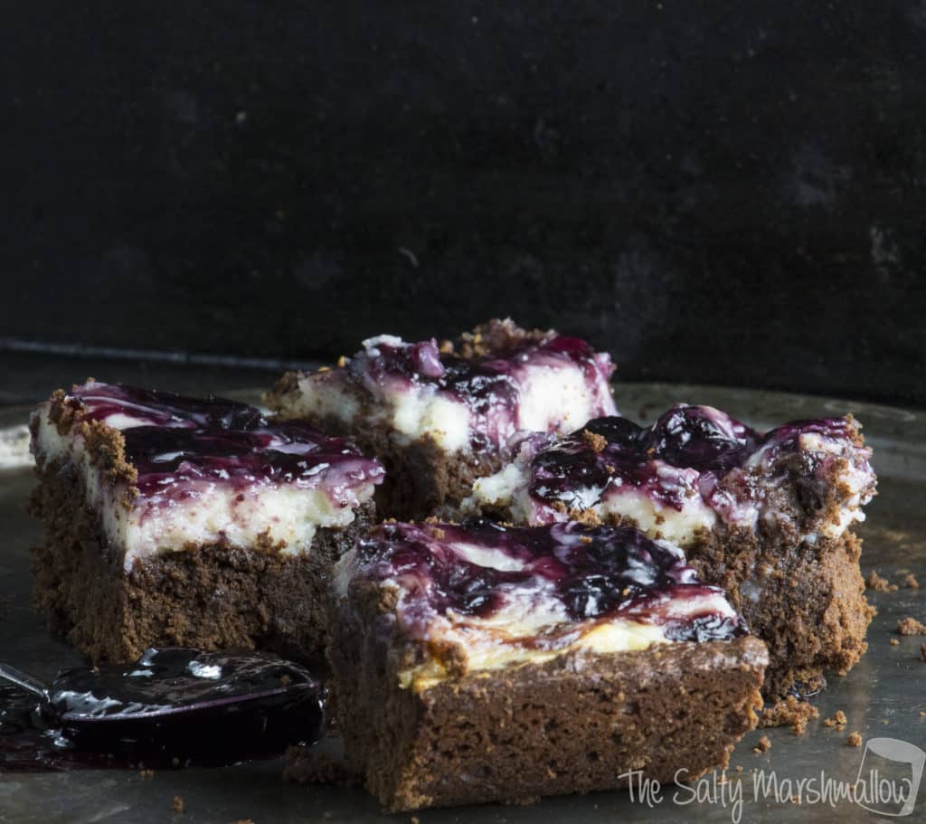 blueberry cheesecake brownies