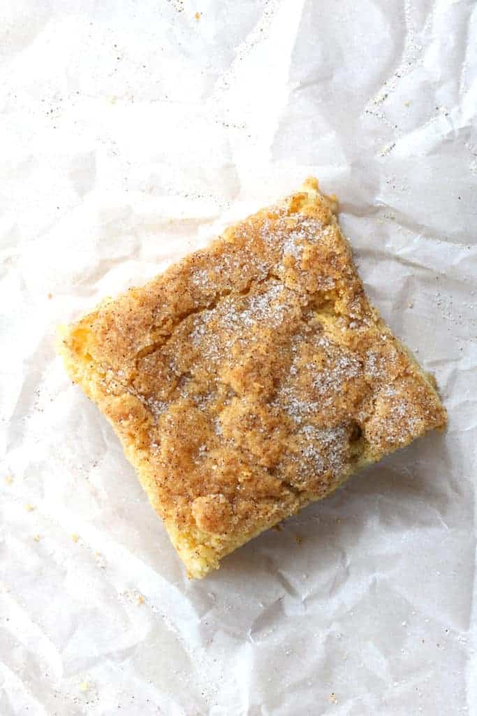 Snickerdoodle Blondies