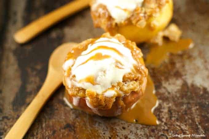 roasted-caramel-apples-with-crisp-topping-recipe