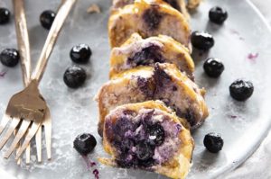 easy overnight blueberry french toast casserole