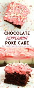 pinterest chocolate peppermint poke cake