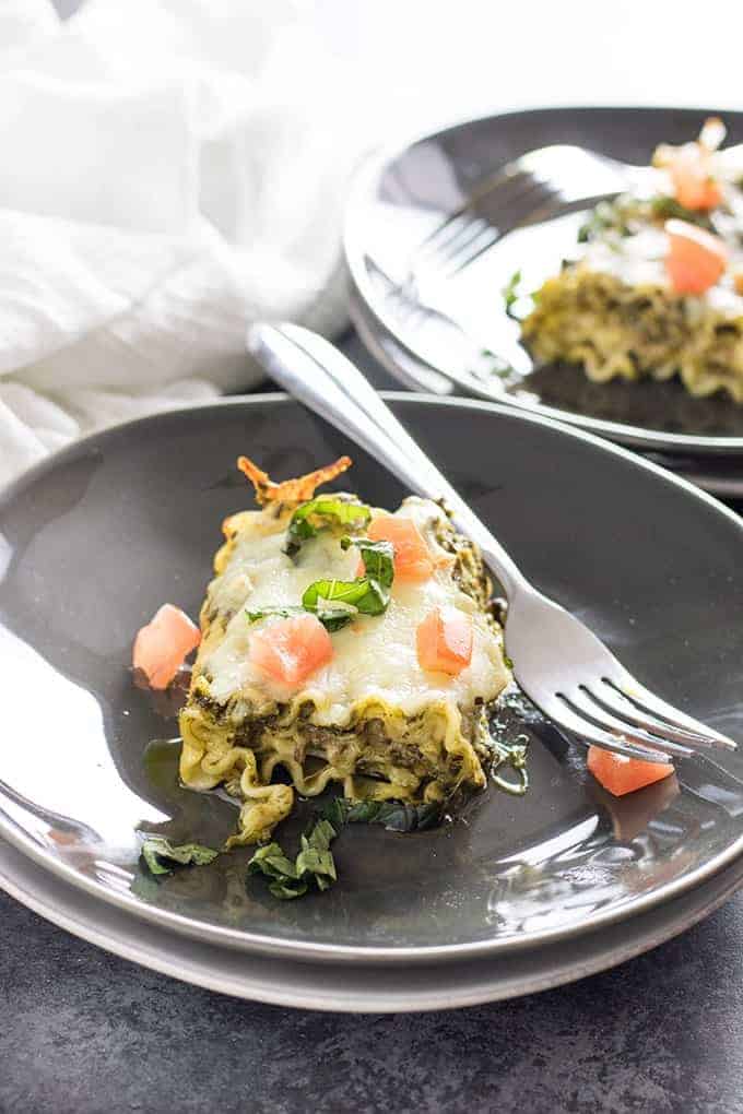 pesto lasagna