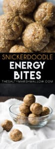 snickerdoodle energy bites