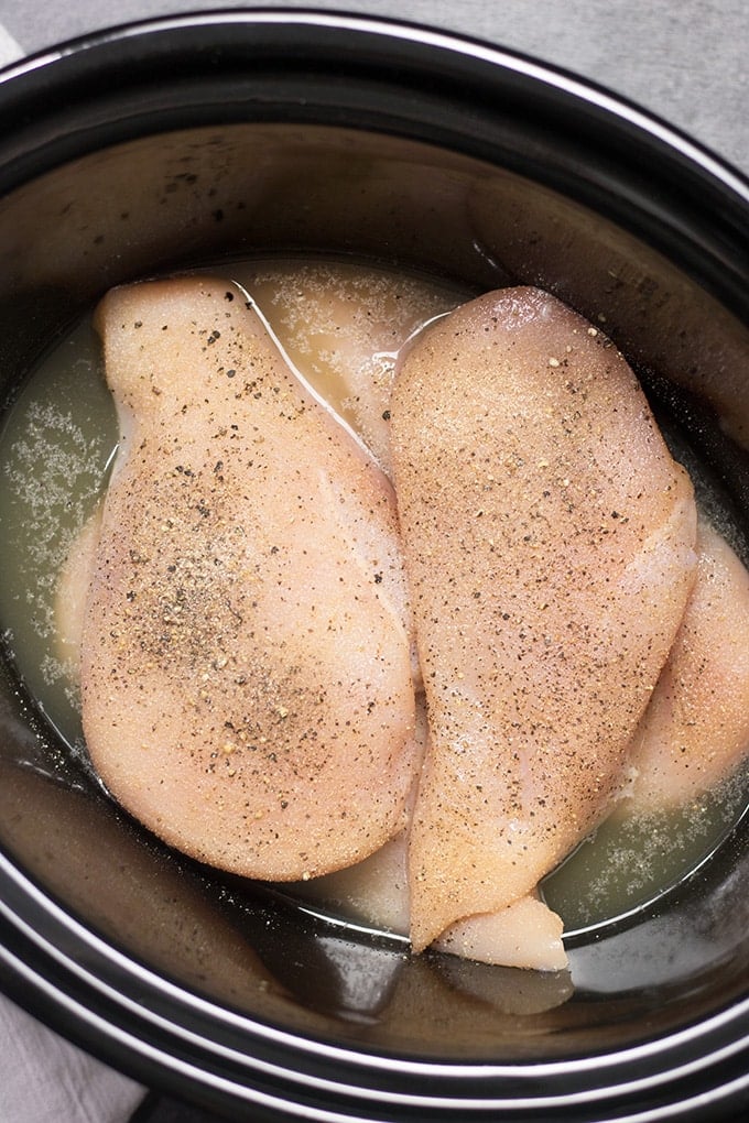 Easy Crockpot Shredded Chicken The Salty Marshmallow