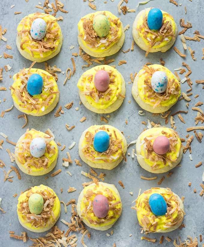 easy easter cake mix cookies