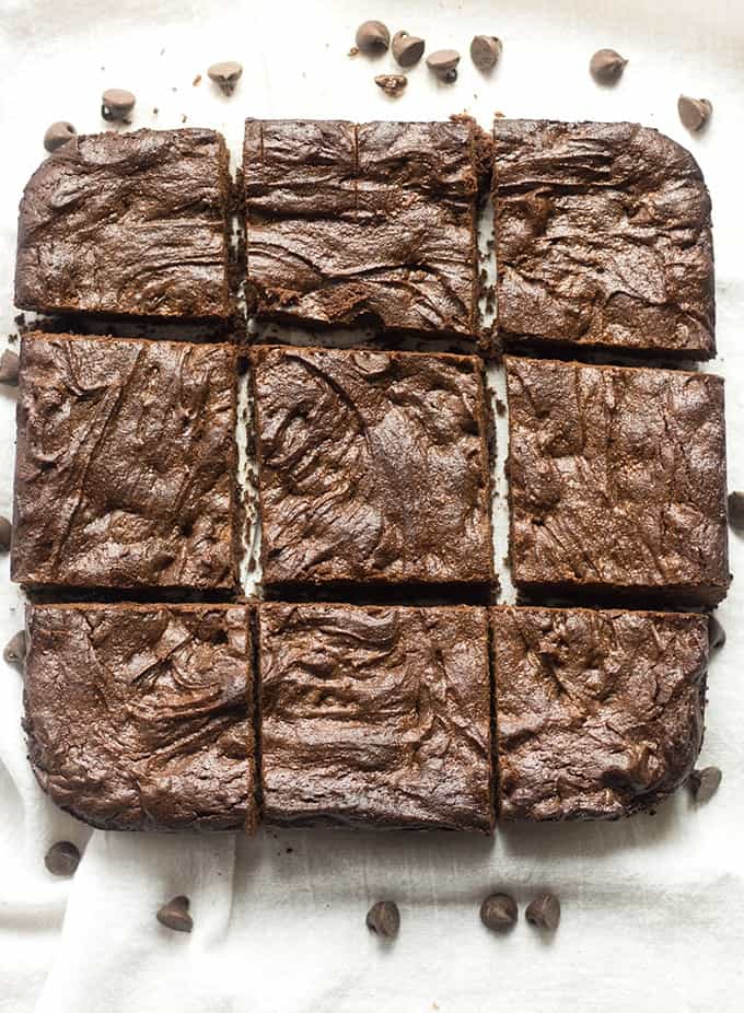 flourless cashew butter brownies