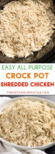 Crockpot Shredded Chicken