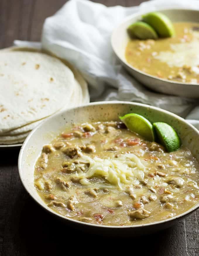 Crock Pot Pork Green Chili - The Salty Marshmallow