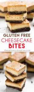 gluten free cheesecake bites