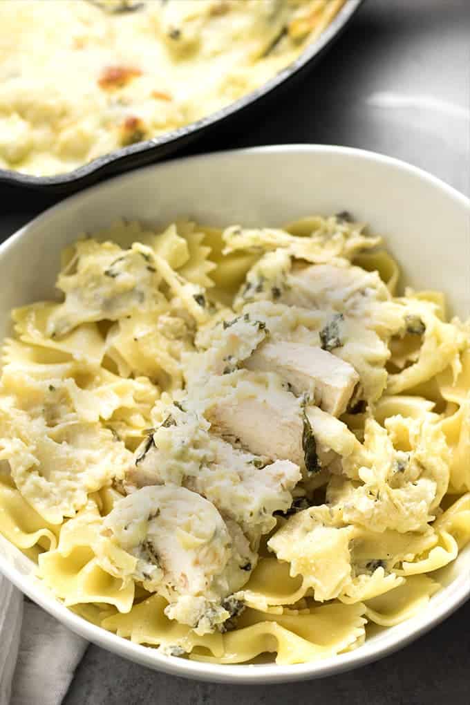 Spinach artichoke chicken