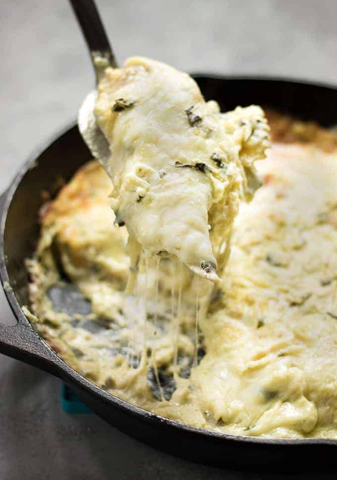 Spinach artichoke dip chicken