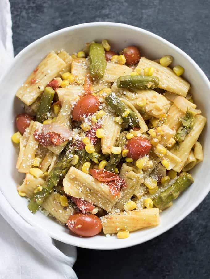 one pot pasta with vegetables