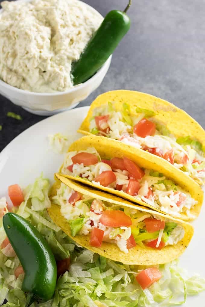 crockpot chicken tacos