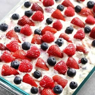 strawberry icebox cake