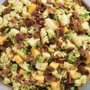 jalapeno popper pasta salad