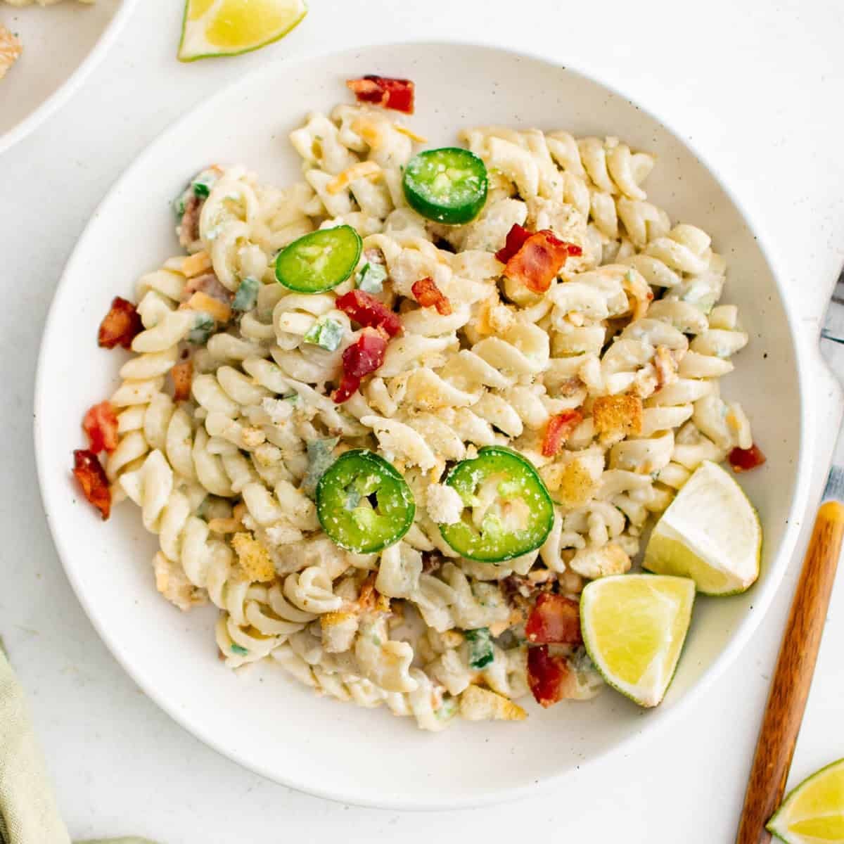 Jalapeno Popper Pasta Salad