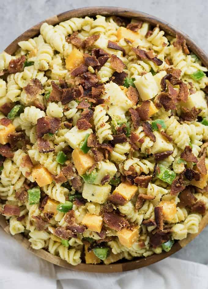 jalapeno popper pasta salad