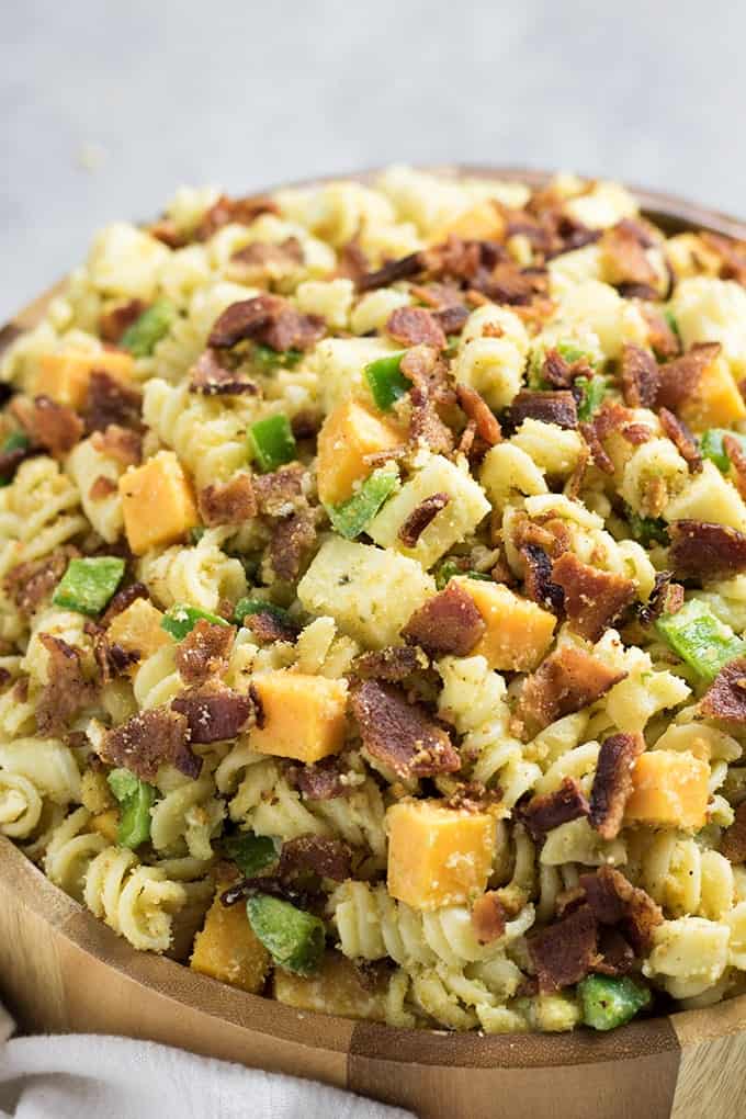 jalapeno popper pasta salad