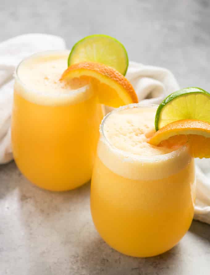 frozen orange margaritas