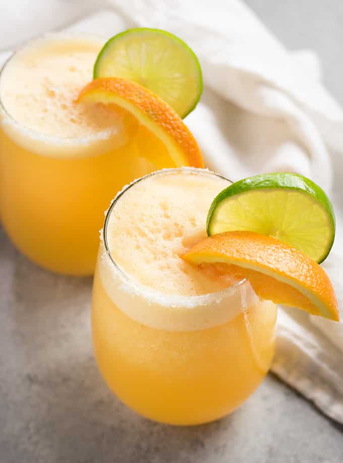 orange margaritas