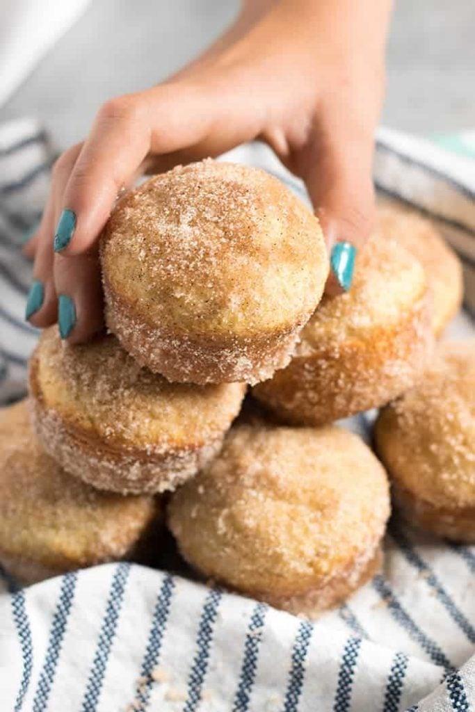 Cinnamon Sugar Donut Muffins - The Salty Marshmallow