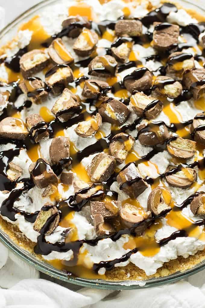 No bake twix pie