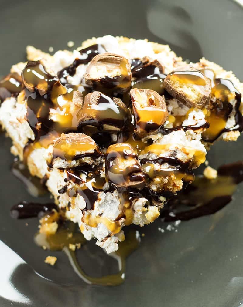 no bake twix pie