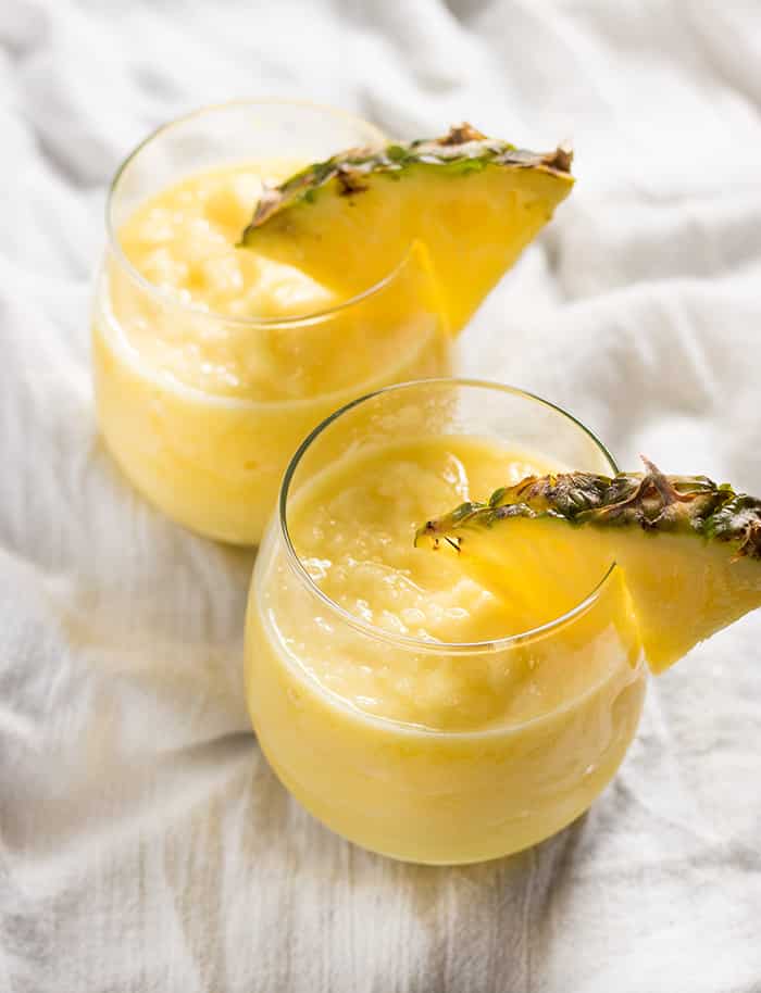 pineapple white wine slush