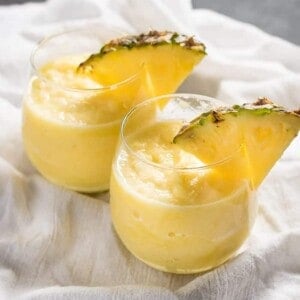 pineapple white wine slushie