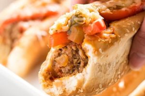 crockpot sausage and peppers