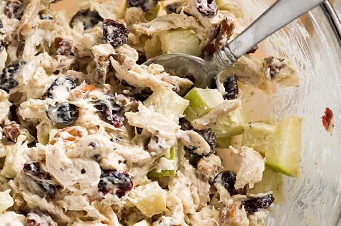 Cranberry Chicken Salad - The Salty Marshmallow