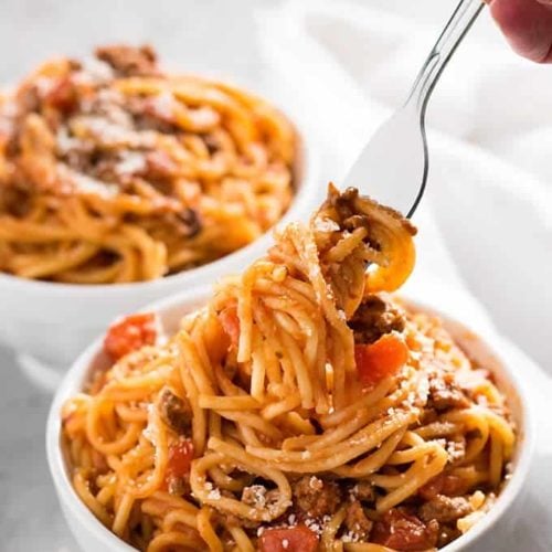 Instant Spaghetti & Pasta In One Pot With Strainer Lid