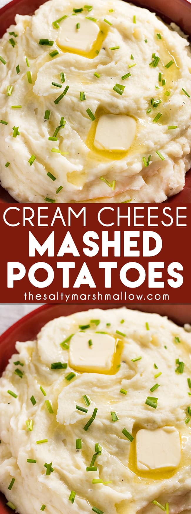 Cream Cheese Mashed Potatoes - The Salty Marshmallow