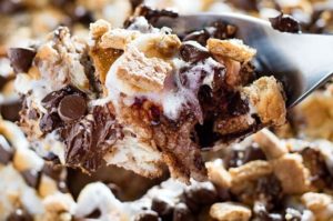 s'mores french toast casserole