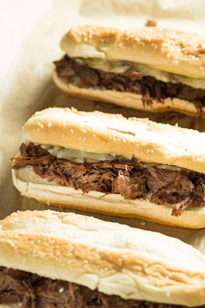 instant pot or crockpot french dip