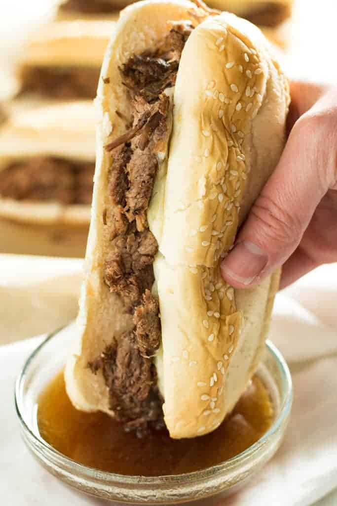 french dips instant pot or crockpot