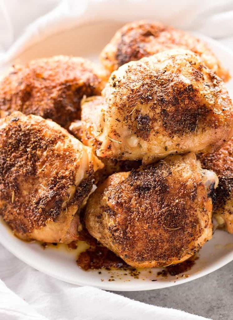 Crispy Baked Chicken Thighs The Salty Marshmallow,Sausage Gravy And Biscuits Recipe