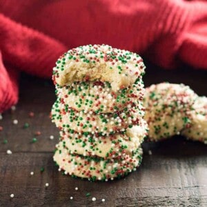 The best easy Christmas Sprinkle Cookies
