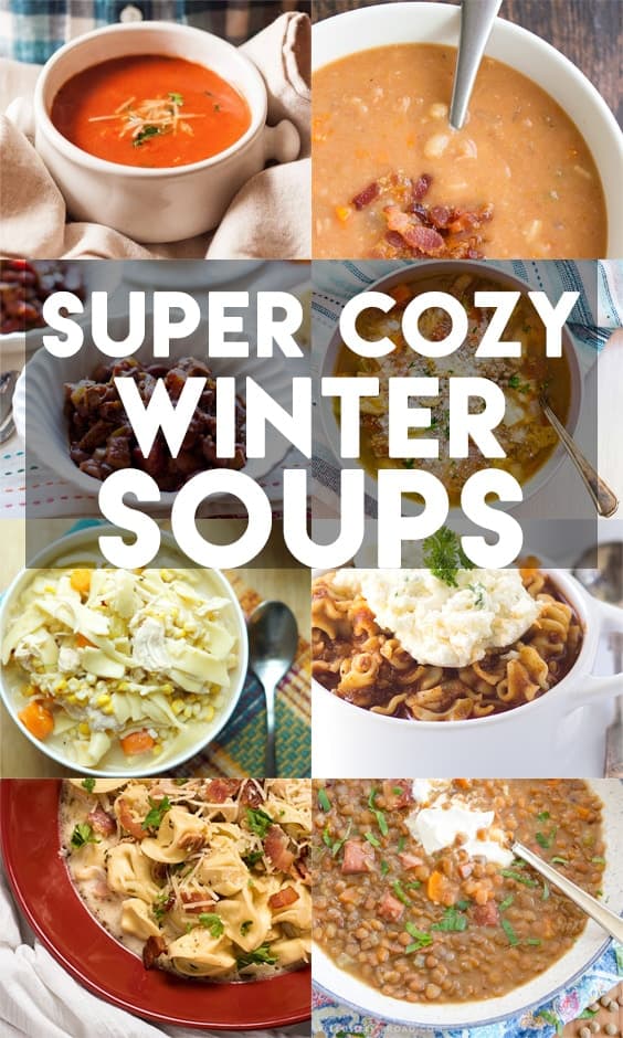 Easy to make soups for fall and winter!