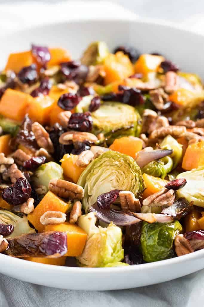 Cranberry Pecan Roasted Vegetables