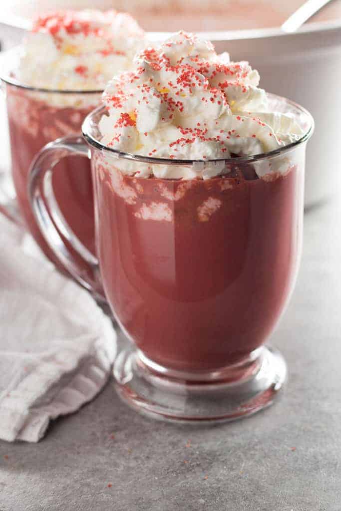 Crockpot Red Velvet Hot Chocolate