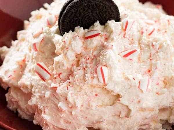 Candy Cane Peppermint Cheesecake Christmas Dip