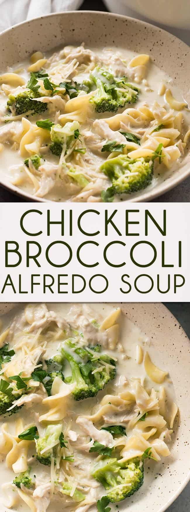 Chicken alfredo soup the salty marshmallow