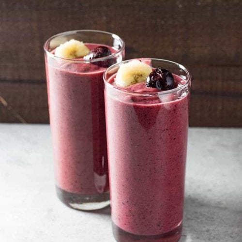 Banana Cherry Smoothie - The Salty Marshmallow