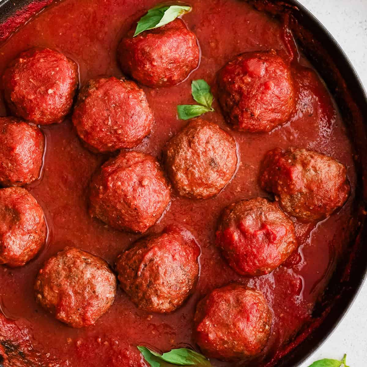 Mozzarella Stuffed Meatballs