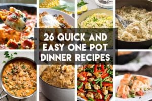 26 quick and easy one pot meals
