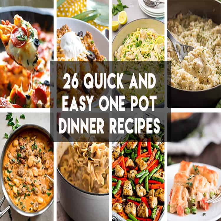 One-pot recipes