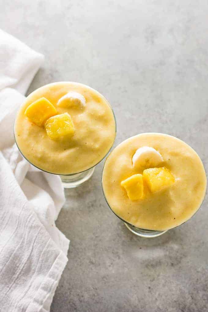 tropical breakfast smoothies