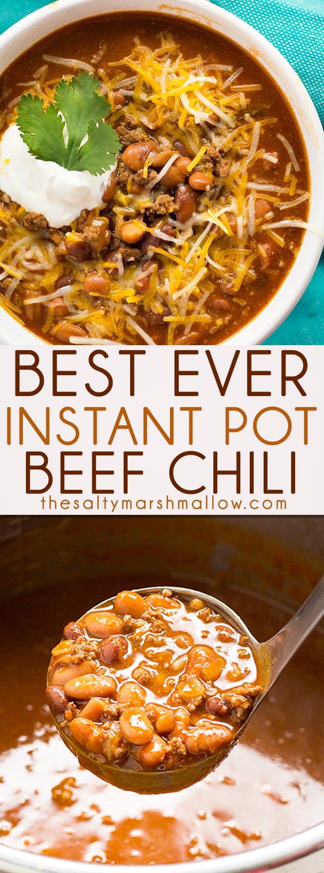 Best Easy Instant Pot Chili - The Salty Marshmallow